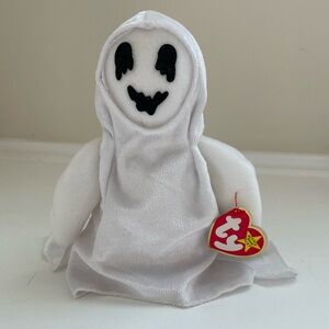 Ty Spooky Ghost Plush - White and Black